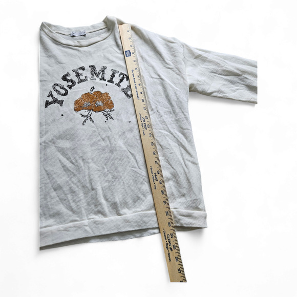 NWT Lizard Thicket Cream Yosemite and California Poppy Womens  Sweatshirt Sz M - Picture 5 of 7